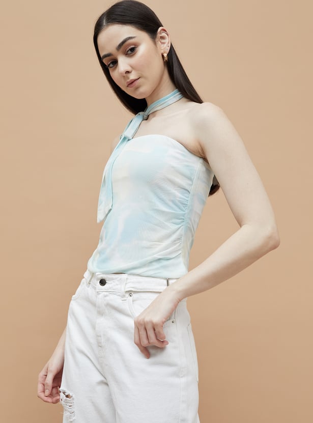 Fashion Forward Printed Tube Top for Women with Eye Catching Design