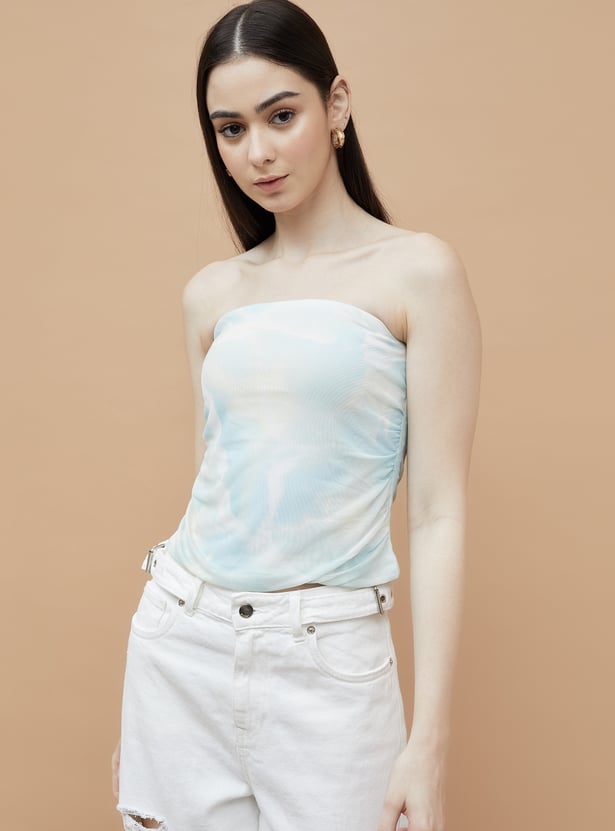 Fashion Forward Printed Tube Top for Women with Eye Catching Design