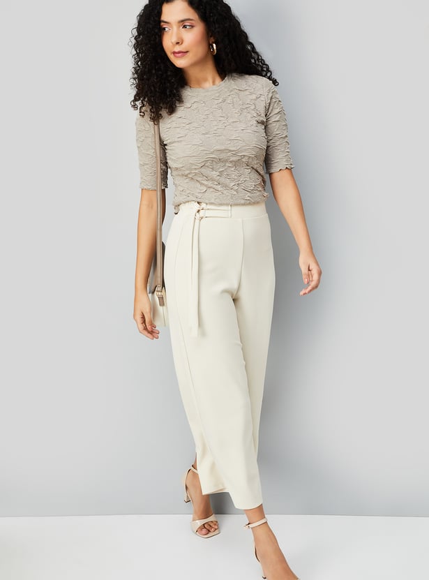 Fashionable Textured Top for Women Weekend & Party Outings