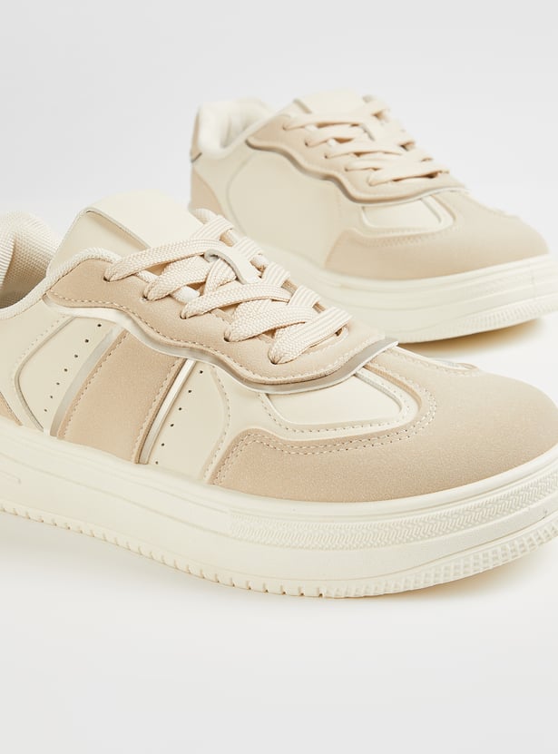 Women Casual Colourblock Sneakers Fashion and Comfort Combined