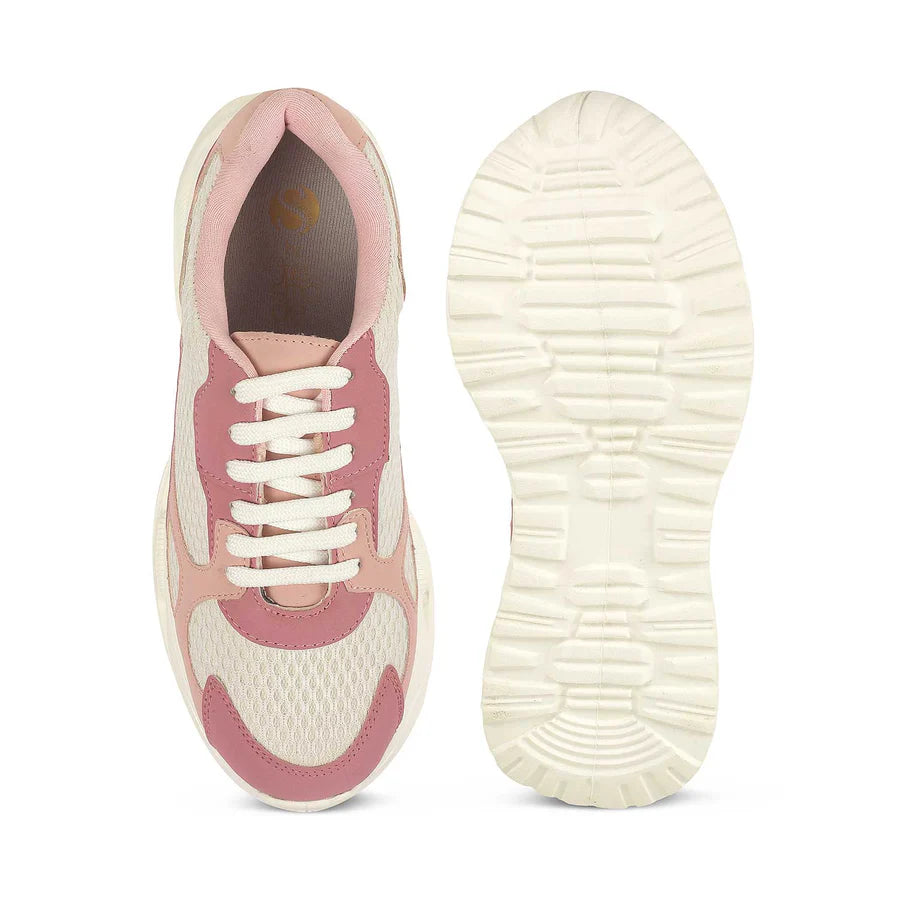 Trendy Sewd Pink Women’s Sneakers Comfortable and Fashionable