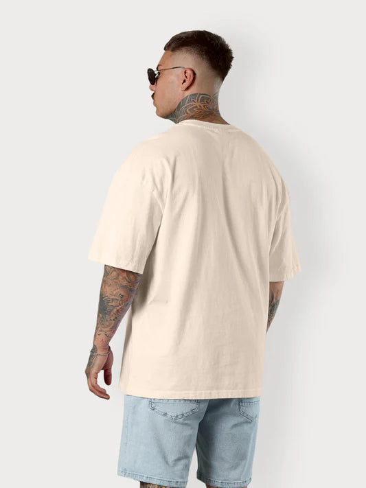 Relaxed Fit Swanwhite Typography T-Shirt for Men Everyday Style