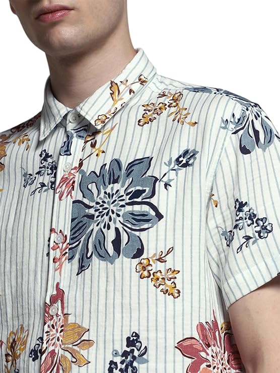 Fashionable Floral Regular Fit Shirt for Men Party & Weekend Wear