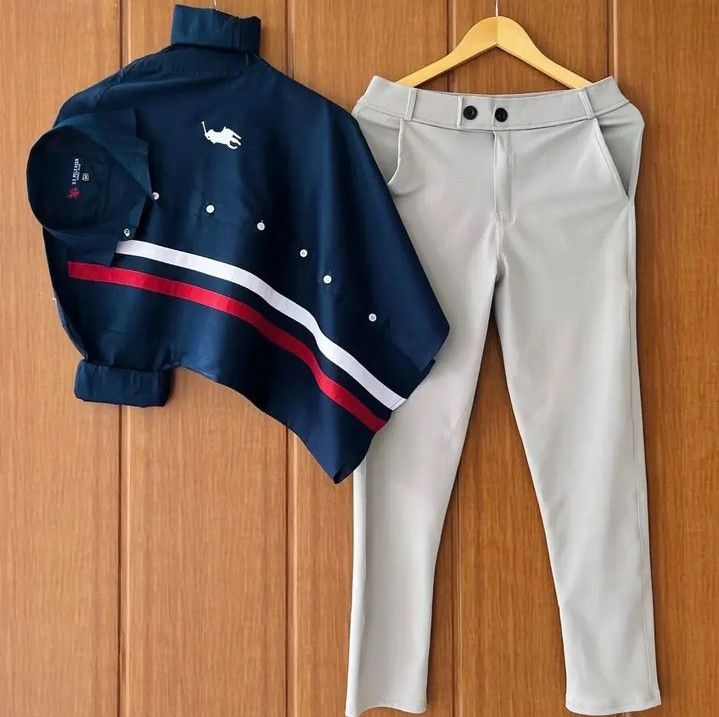 Fashionable Men’s Shirt with Pant Combo Relaxed Fit Soft and Stylish