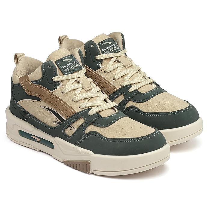 Men’s Lightweight Mid-Top Sneakers with Synthetic Upper for Comfortable Street and Daily Wear