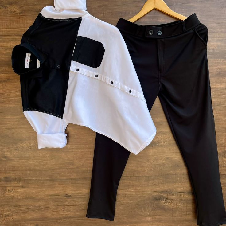 Stylish Men’s Cotton Shirt with Lycra Pant Ideal for Work and Outings