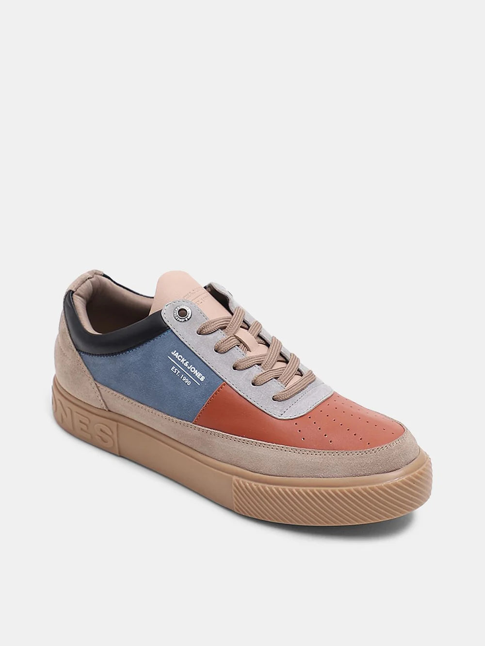 Lightweight and Stylish Multi-Colour Suede Lace-Up Sneakers for Men for Street Style