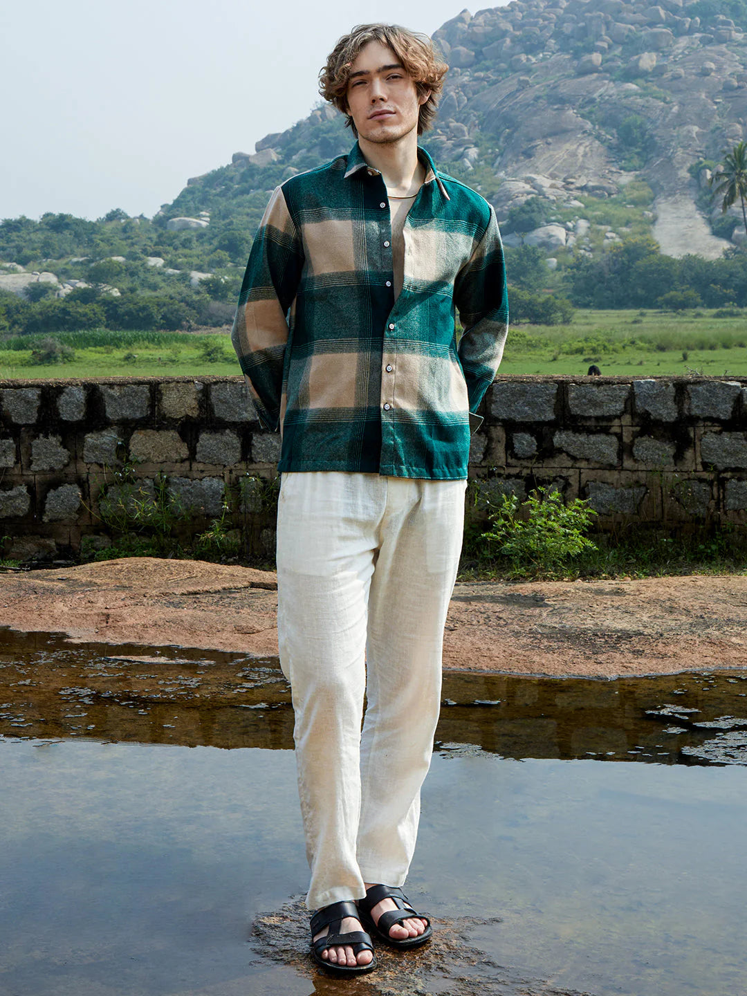 Oversized Checkered Shirt for Men Comfortable Everyday Wear