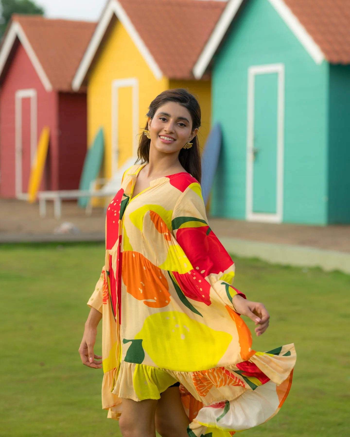 Lightweight Tina Printed Maxi Dress for Everyday Wear