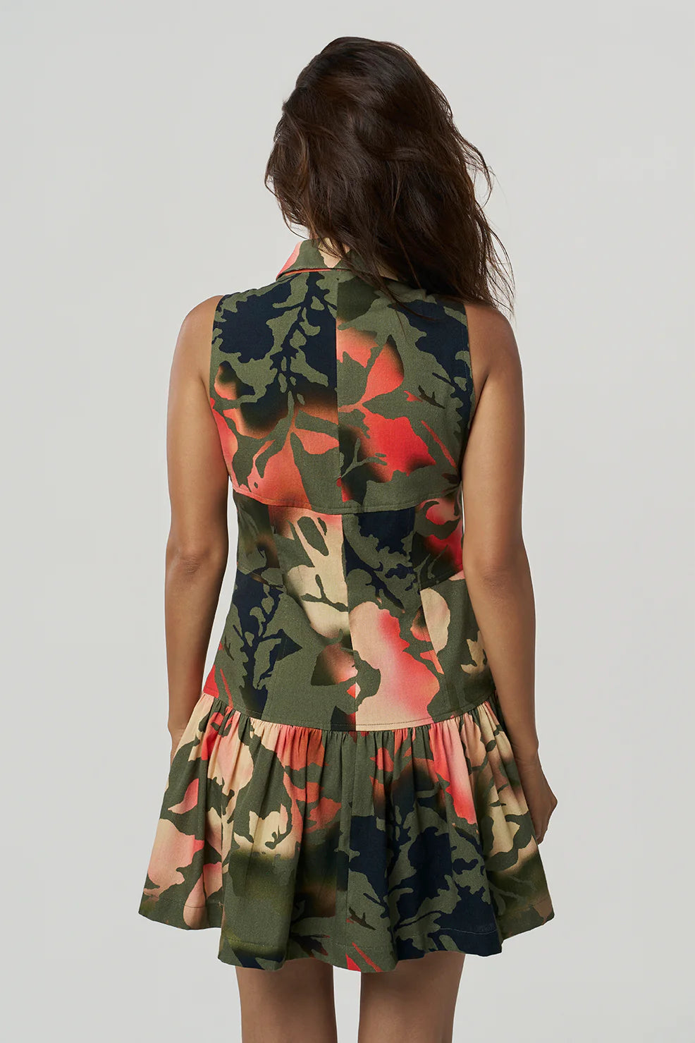 Elegant Khadi Safari Dress with Button Front Design