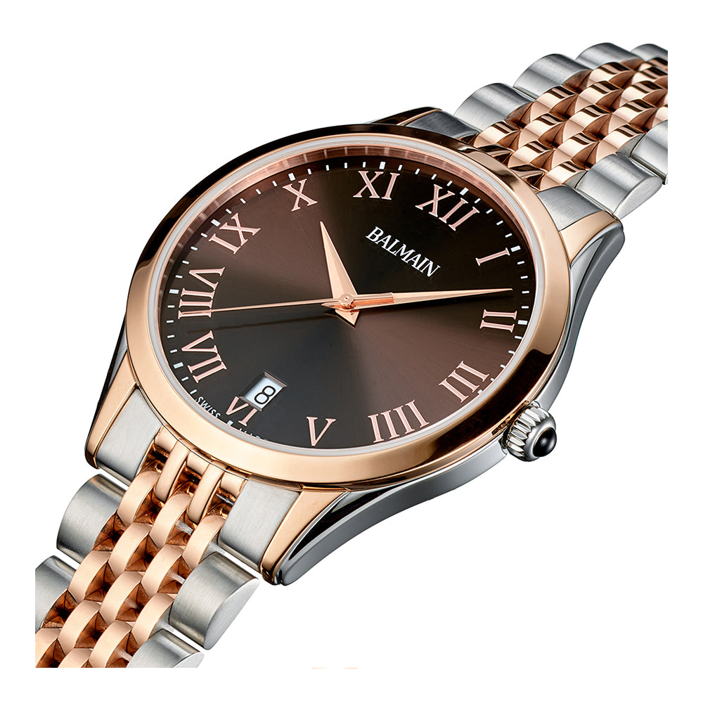 Sophisticated Classic R Men’s Watch with Polished Dial and Strap