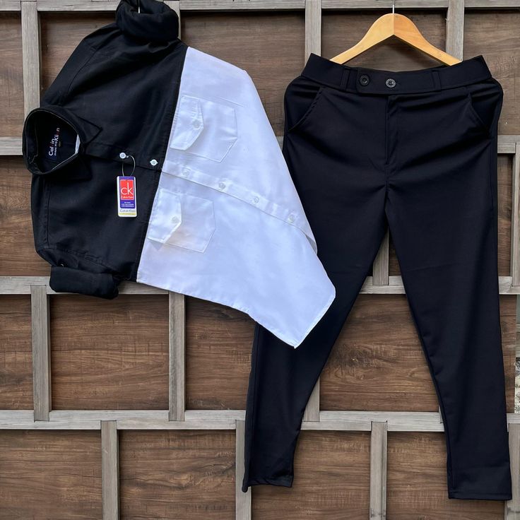 Casual Men’s Cotton Shirt with Lycra Pant Relaxed Fit Comfortable Style