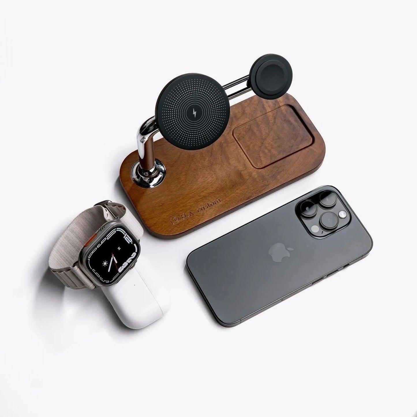 Multi Function MagSafe Wireless Charger for Apple iPhone and Accessories