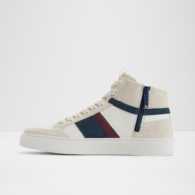Modern White Athletic Shoes for Men with Ergonomic Fit and Shock-Absorbing Sole