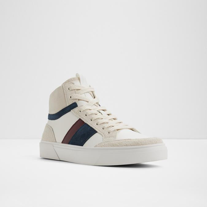 Modern White Athletic Shoes for Men with Ergonomic Fit and Shock-Absorbing Sole