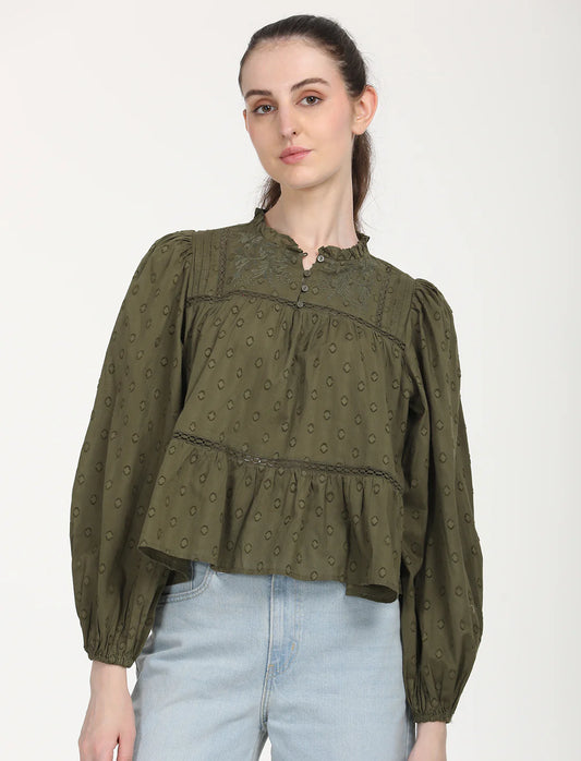 Stylish Women’s Textured Top for Parties, Work, and Casual Outings