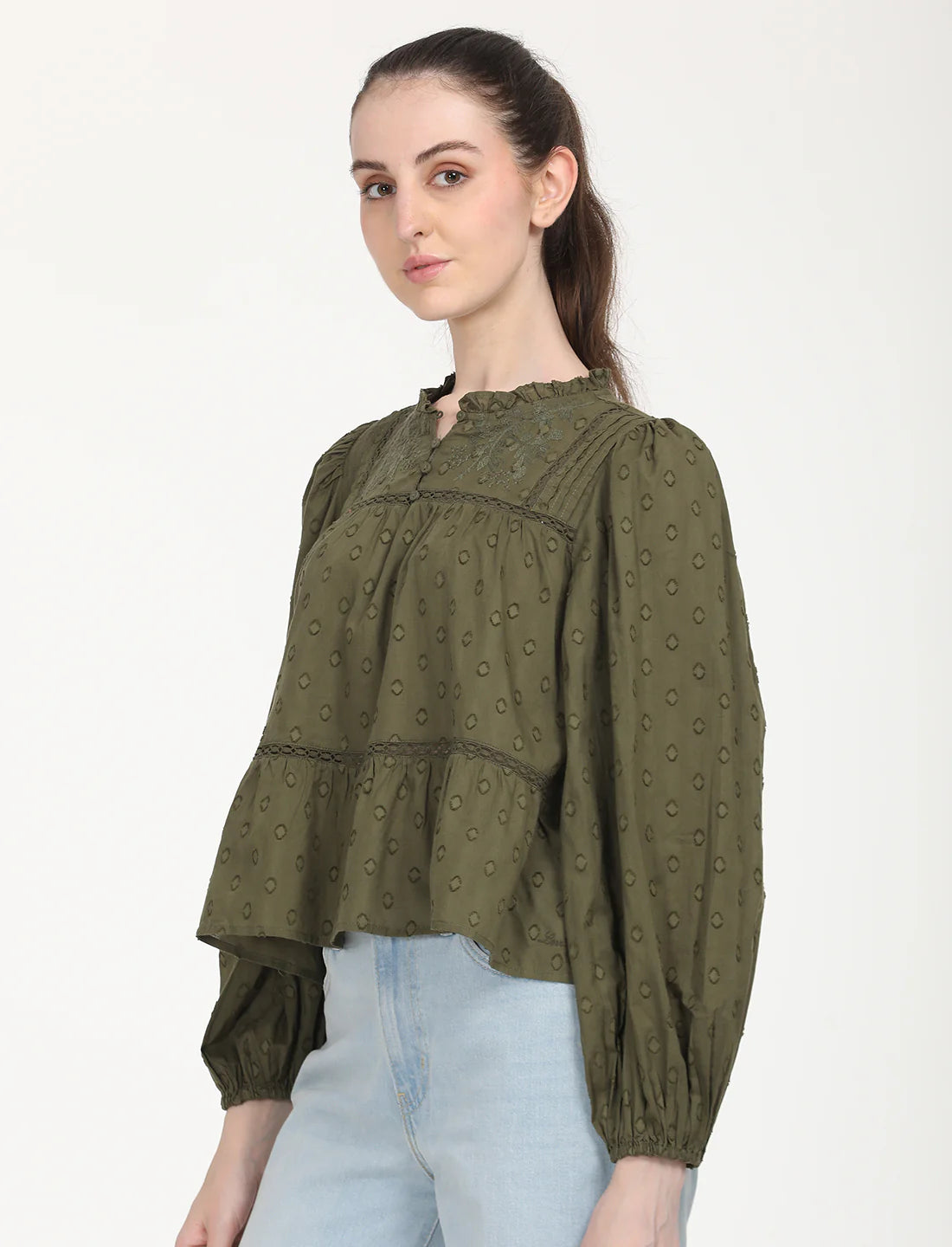 Stylish Women’s Textured Top for Parties, Work, and Casual Outings