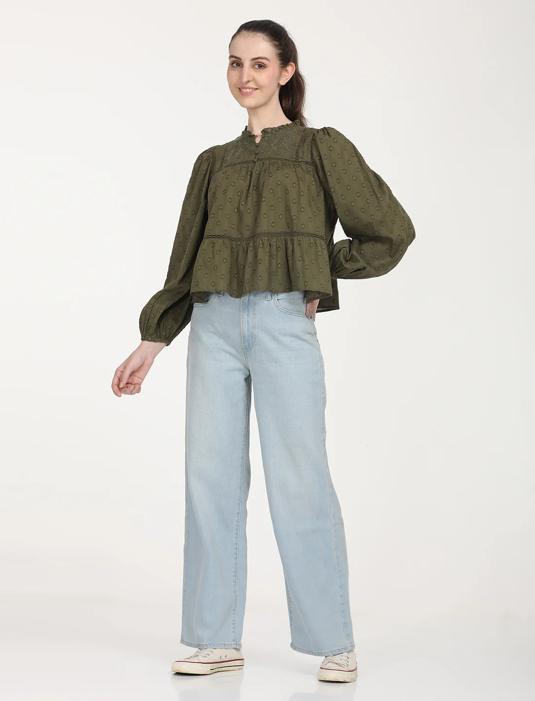 Stylish Women’s Textured Top for Parties, Work, and Casual Outings
