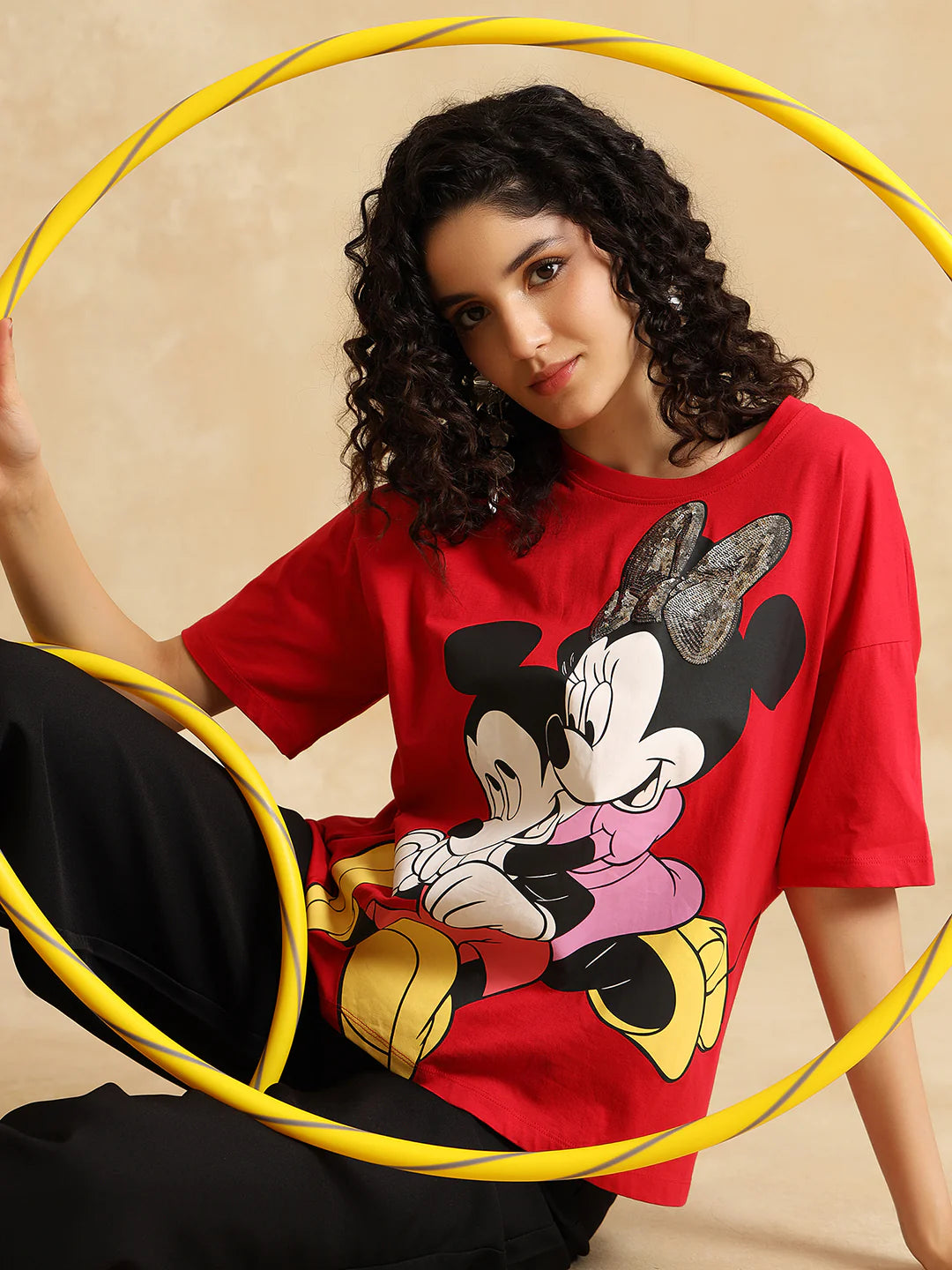 Trendy Disney Mickey and Minnie Couple Graphic Tee