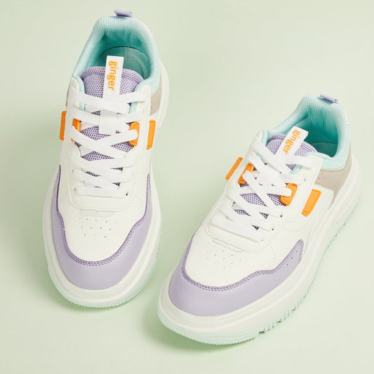 Trendy Panelled Sneakers for Women Casual and Semi Formal Style
