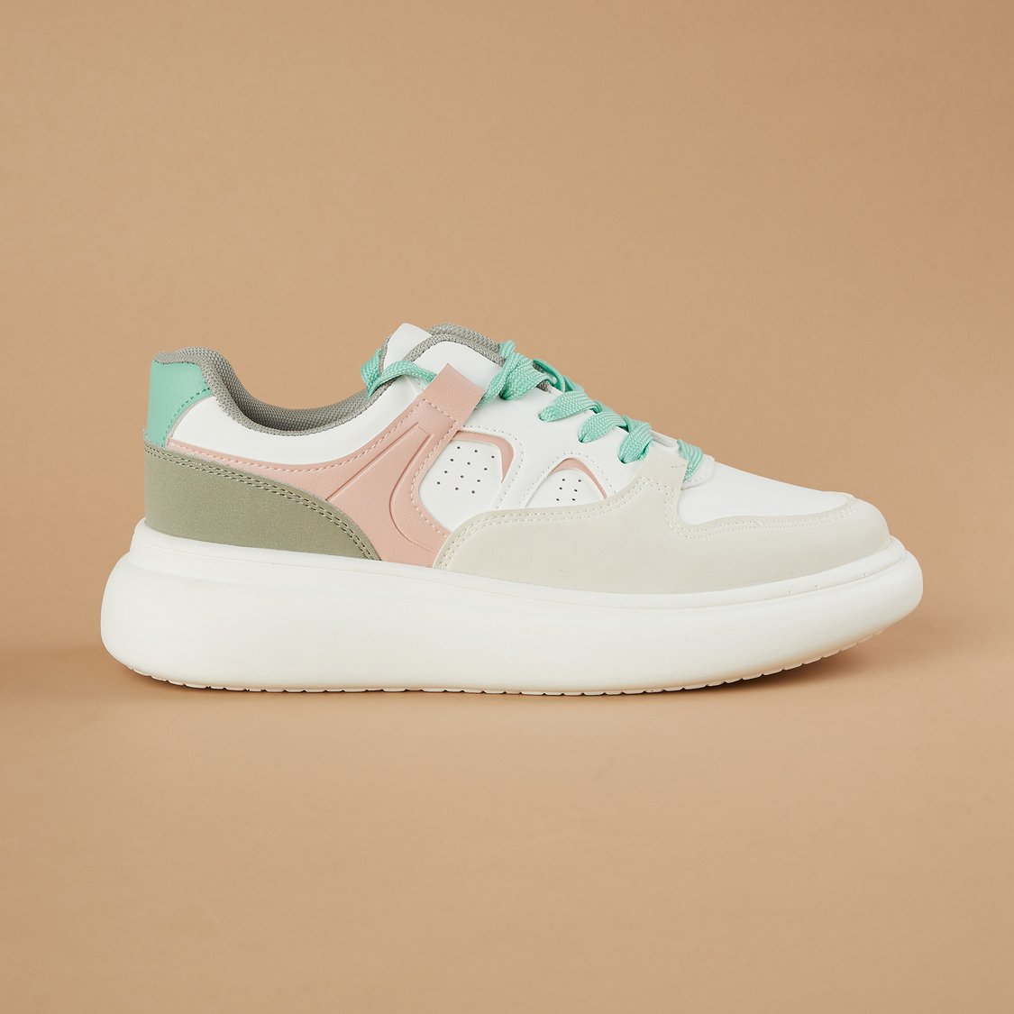 Trendy Colourblock Low Top Sneakers for Casual and Semi Formal Style