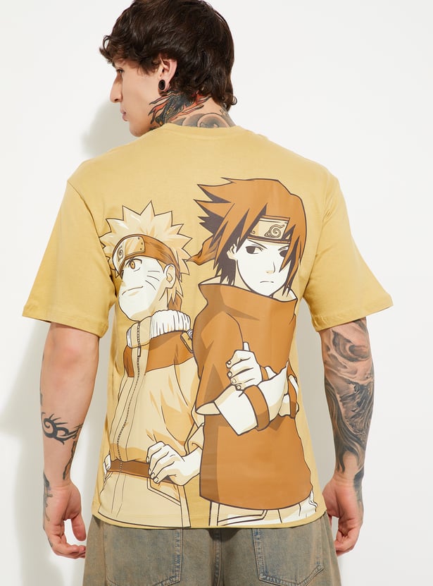Relaxed Fit Oversized Naruto T-Shirt for Men Everyday Wear