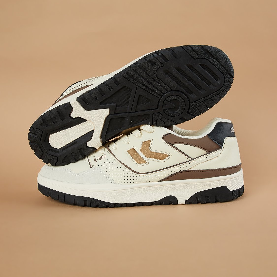 Breathable Colourblocked Lace Up Sneakers Soft Supportive Fit