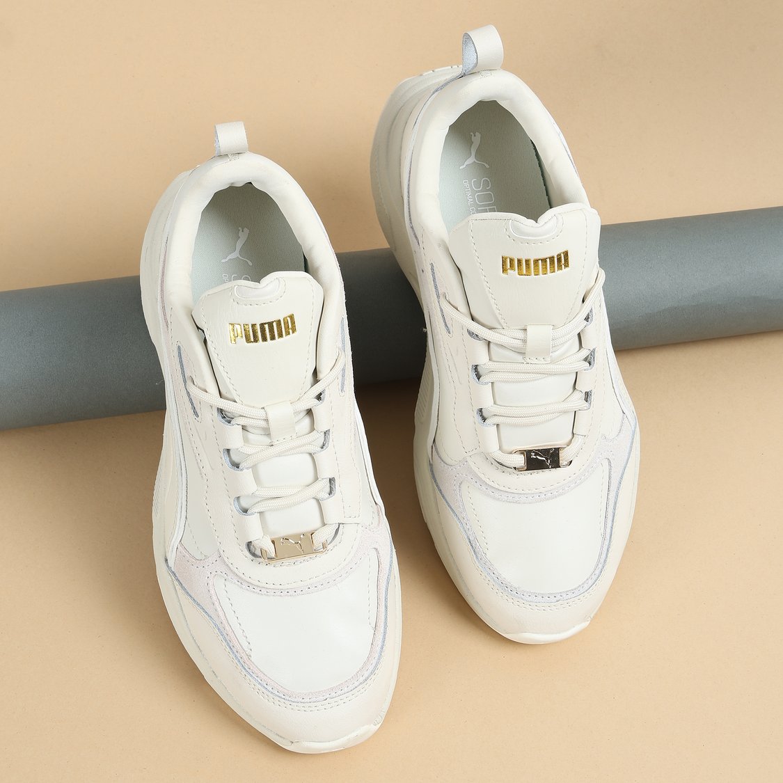 Stylish Cassia Lux Lace-Up Sneakers for Women with Comfortable Everyday Wear