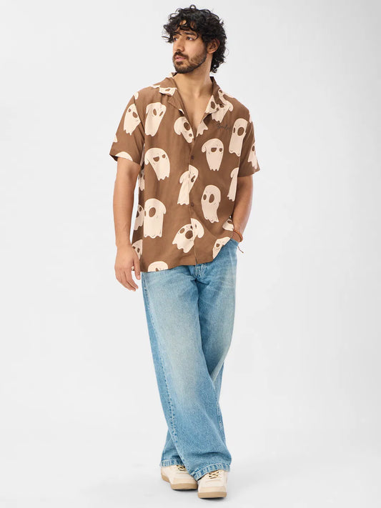 Relaxed Fit Pattern Holiday Shirt for Men – Souls Summer Collection
