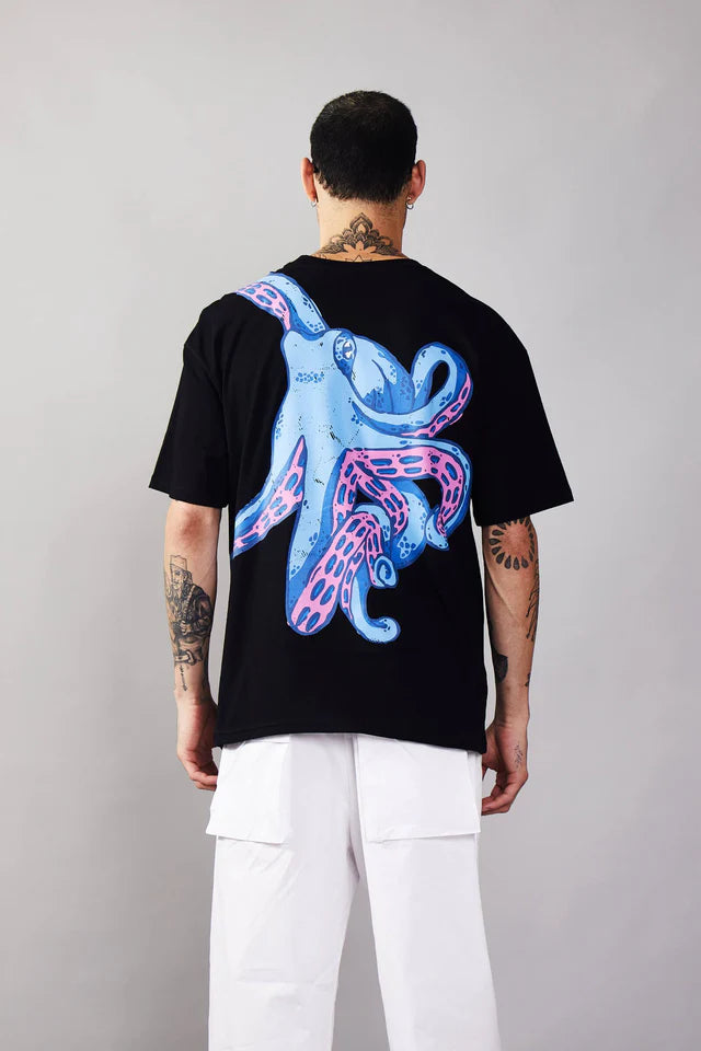 Stylish Casual Men’s T-Shirt Oversized Relaxed Fit Soft Fabric