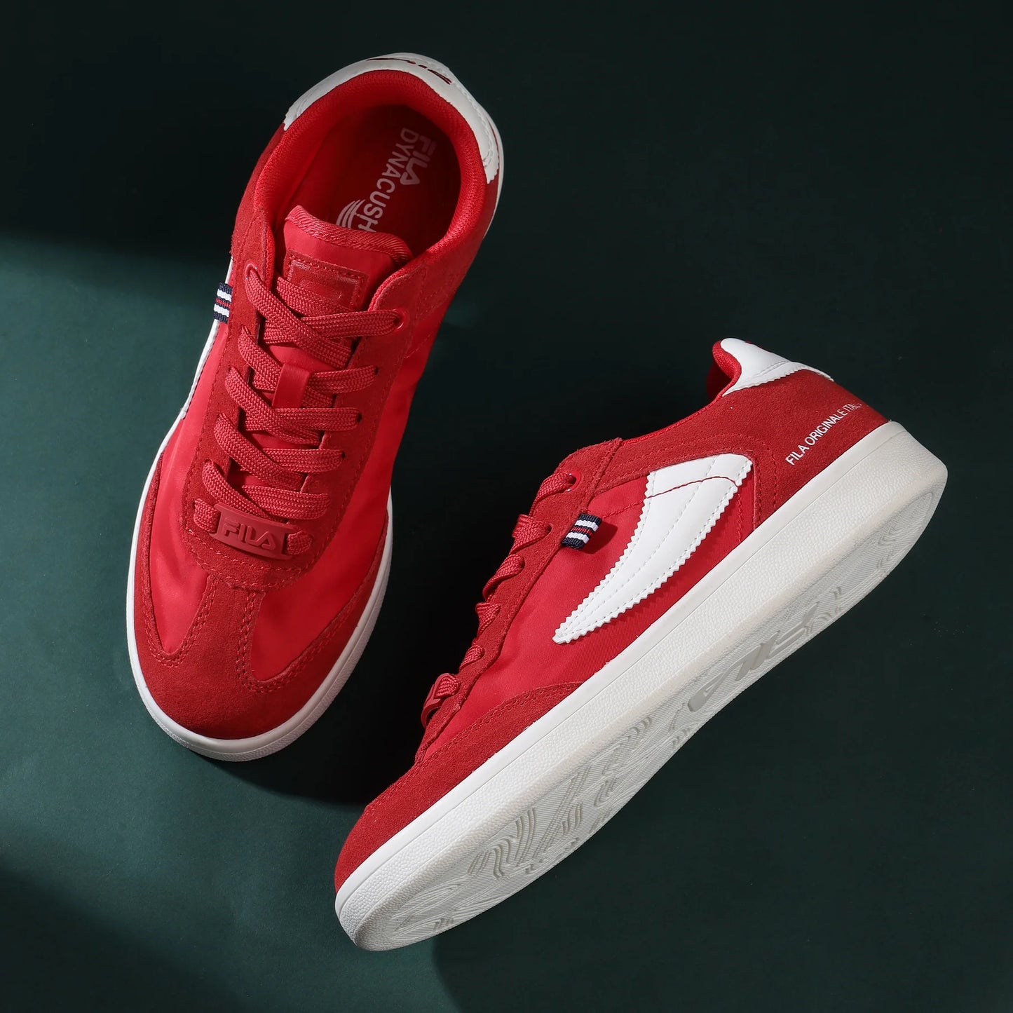 Red Textile Shoes for Men Comfortable Stylish Everyday Footwear