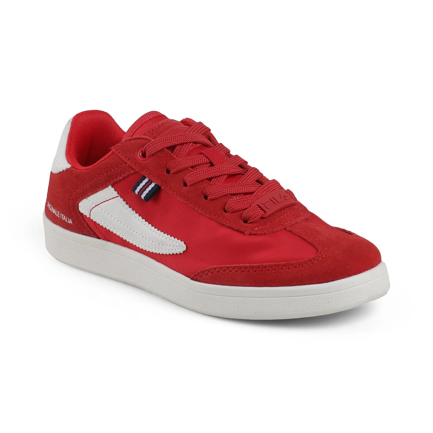 Red Textile Shoes for Men Comfortable Stylish Everyday Footwear