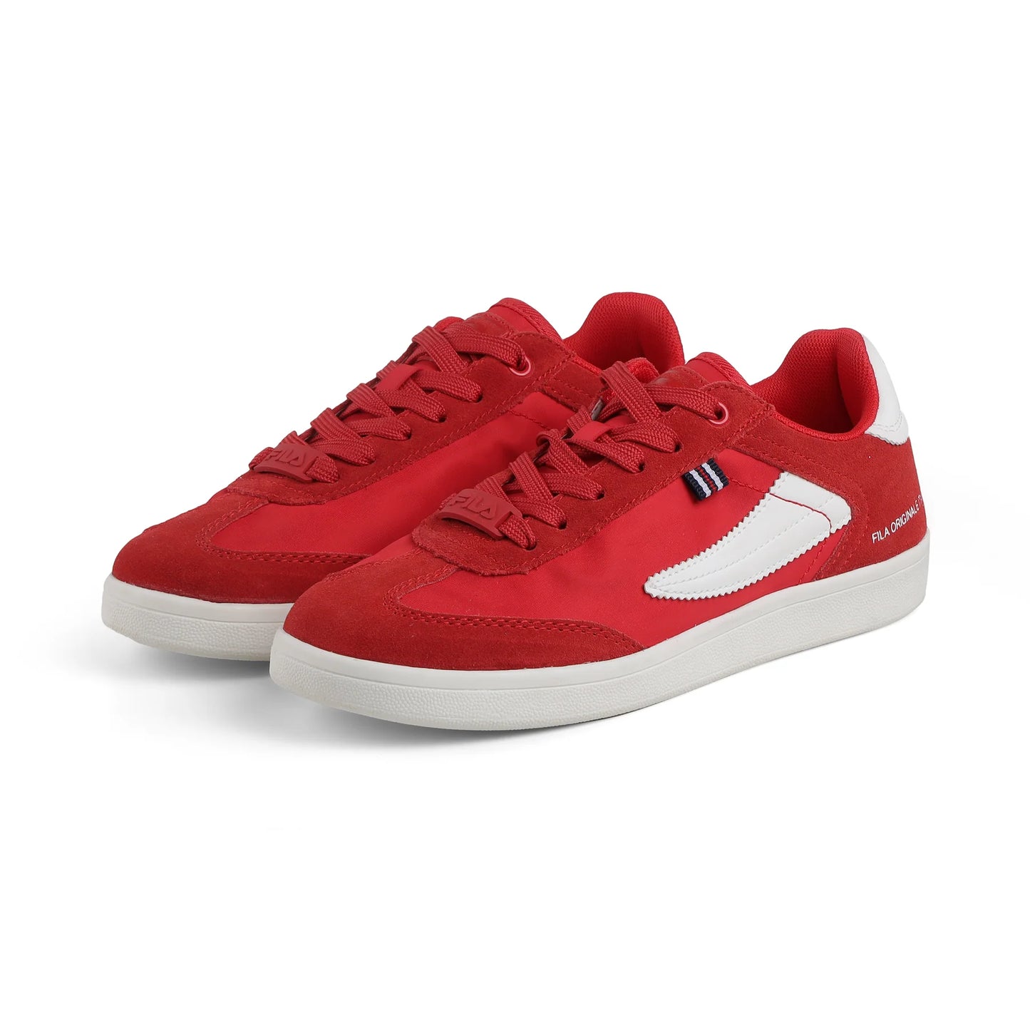 Red Textile Shoes for Men Comfortable Stylish Everyday Footwear