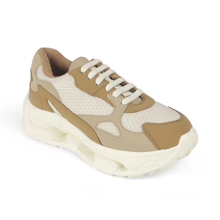Women’s Sewd Khaki Sneakers Casual and Trendy Shoes