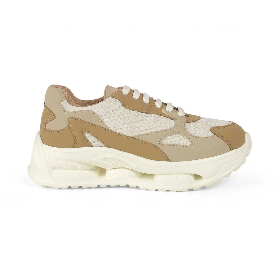 Women’s Sewd Khaki Sneakers Casual and Trendy Shoes