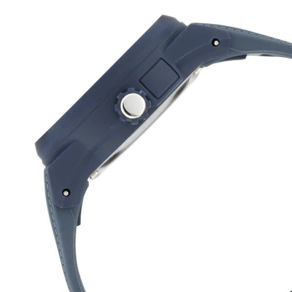 Trendy Men’s Black Dial Analog Watch Comfortable Quartz Silicone Strap