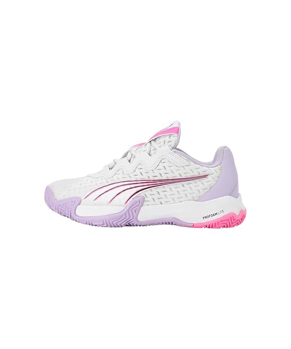 Stylish Elite Women’s Padel Tennis Shoes White & Violet