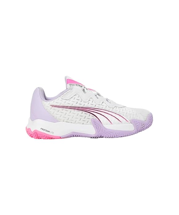 Stylish Elite Women’s Padel Tennis Shoes White & Violet