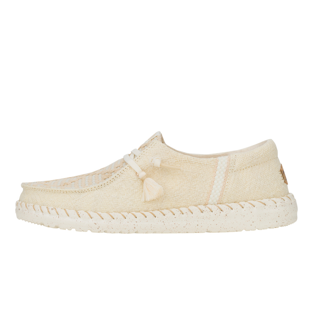 Stylish Wendy Funk Coastal Boat Style Shoes for Women in Ecru