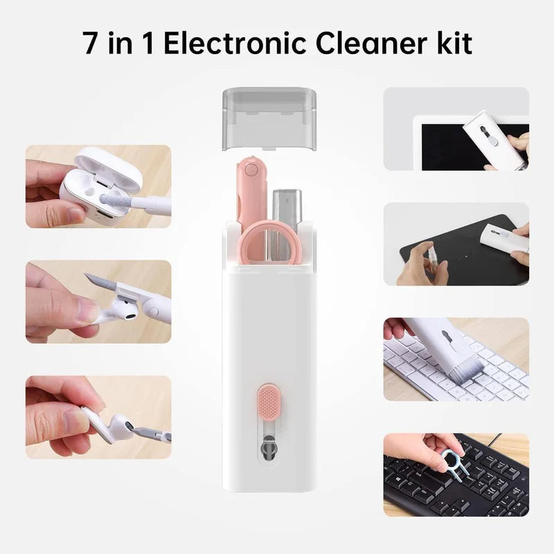 7 in 1 Cleaning Tool for Electronics Including Laptops Smartphones and Gaming PCs