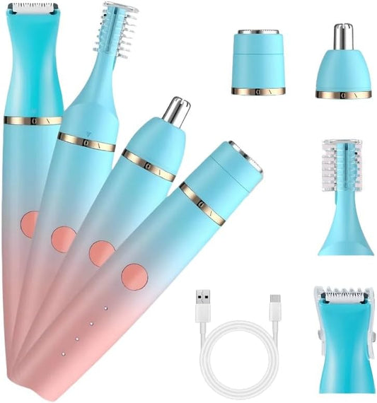 Women's Eyebrow and Facial Hair Trimmer Electric Rechargeable