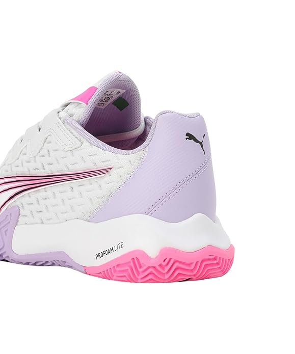 Stylish Elite Women’s Padel Tennis Shoes White & Violet