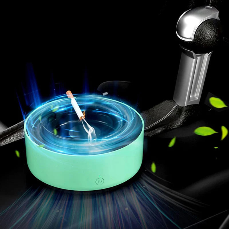 Smokeless Smart Ashtray with Built In Filter and Air Purifier for Indoor Use