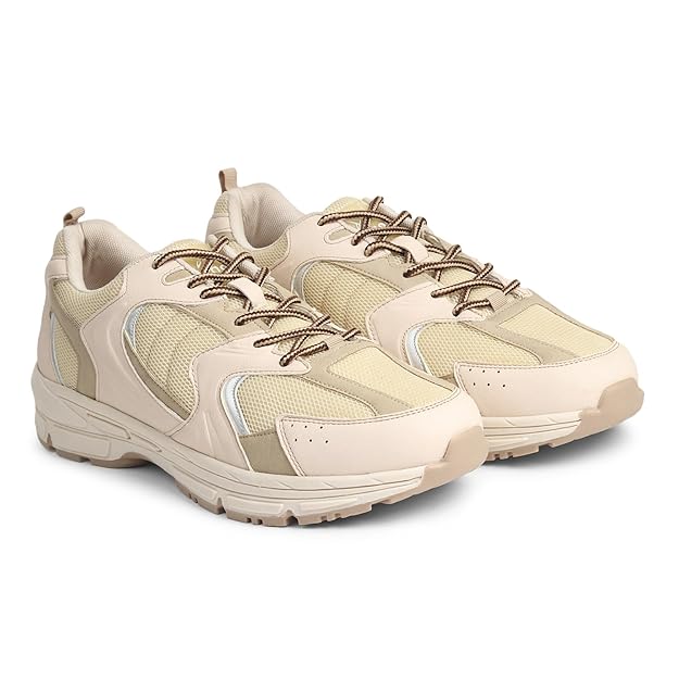 Lightweight Breathable Sneakers for Men Cushioned PU Insole Everyday Style