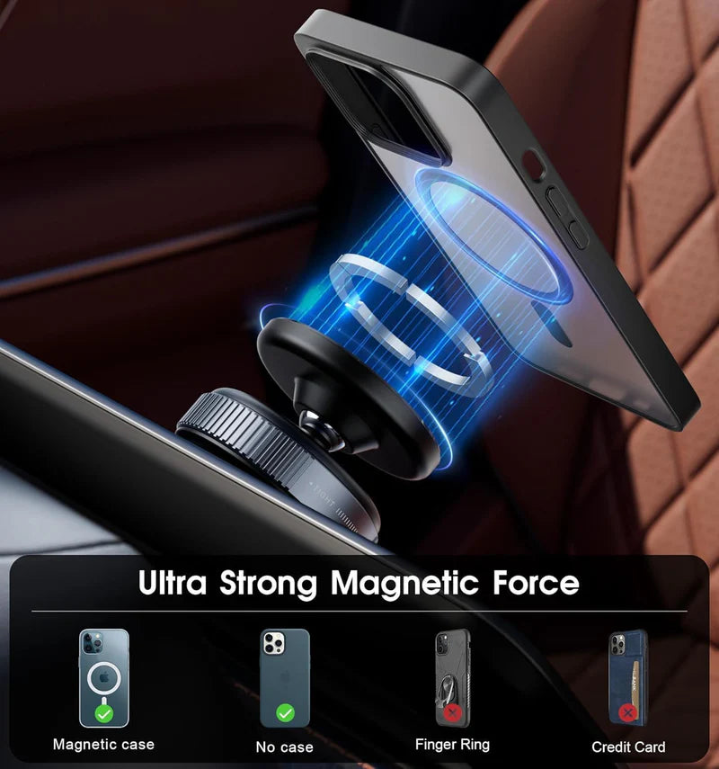 Strong Rotatable Suction Phone Holder for Car Shower and Gym with Magnet Ring
