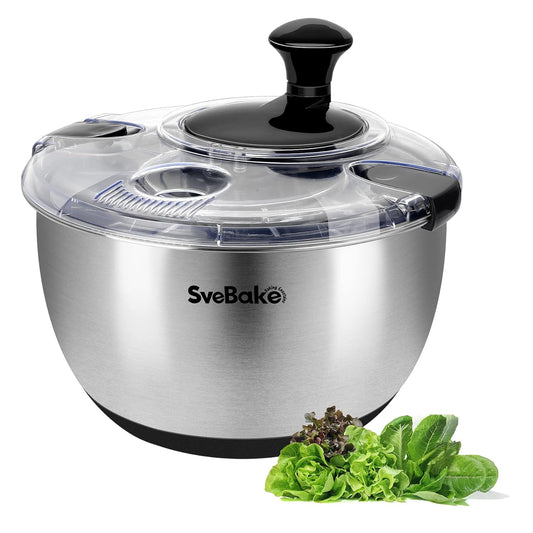 Crank Handle Salad Spinner Lettuce Dryer and Vegetable Washer