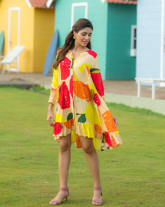 Lightweight Tina Printed Maxi Dress for Everyday Wear