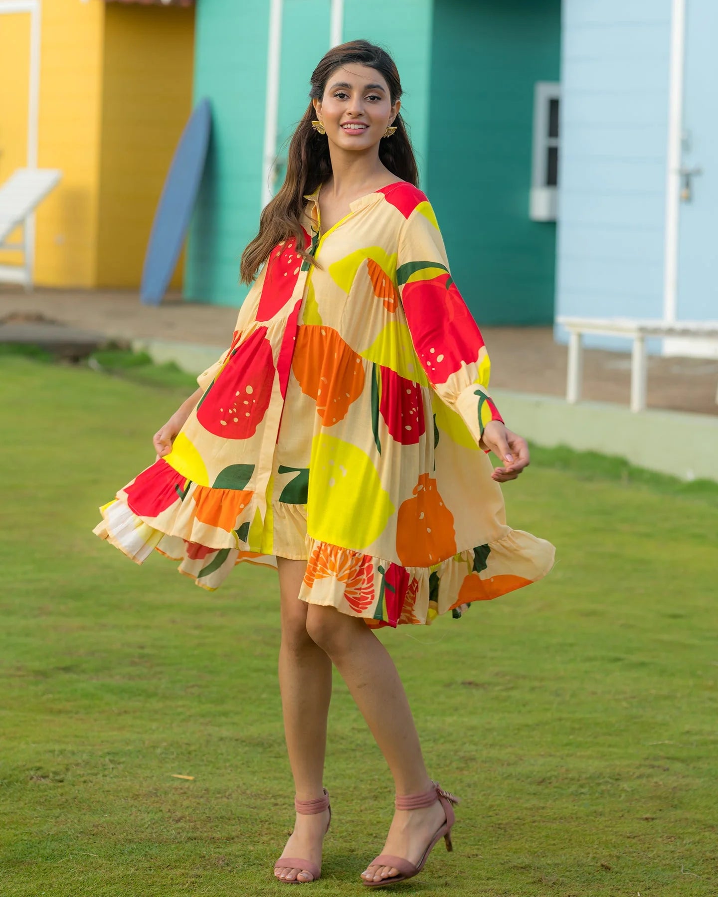 Lightweight Tina Printed Maxi Dress for Everyday Wear