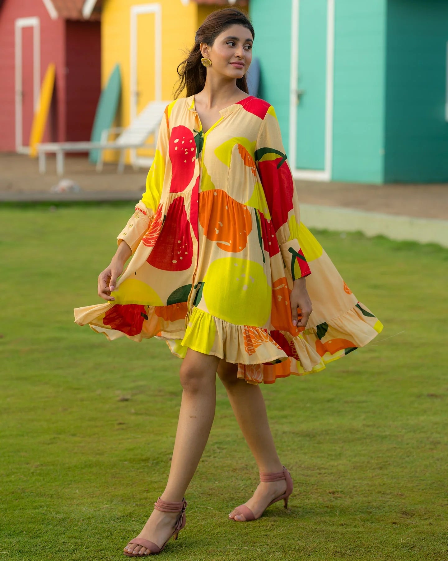 Lightweight Tina Printed Maxi Dress for Everyday Wear