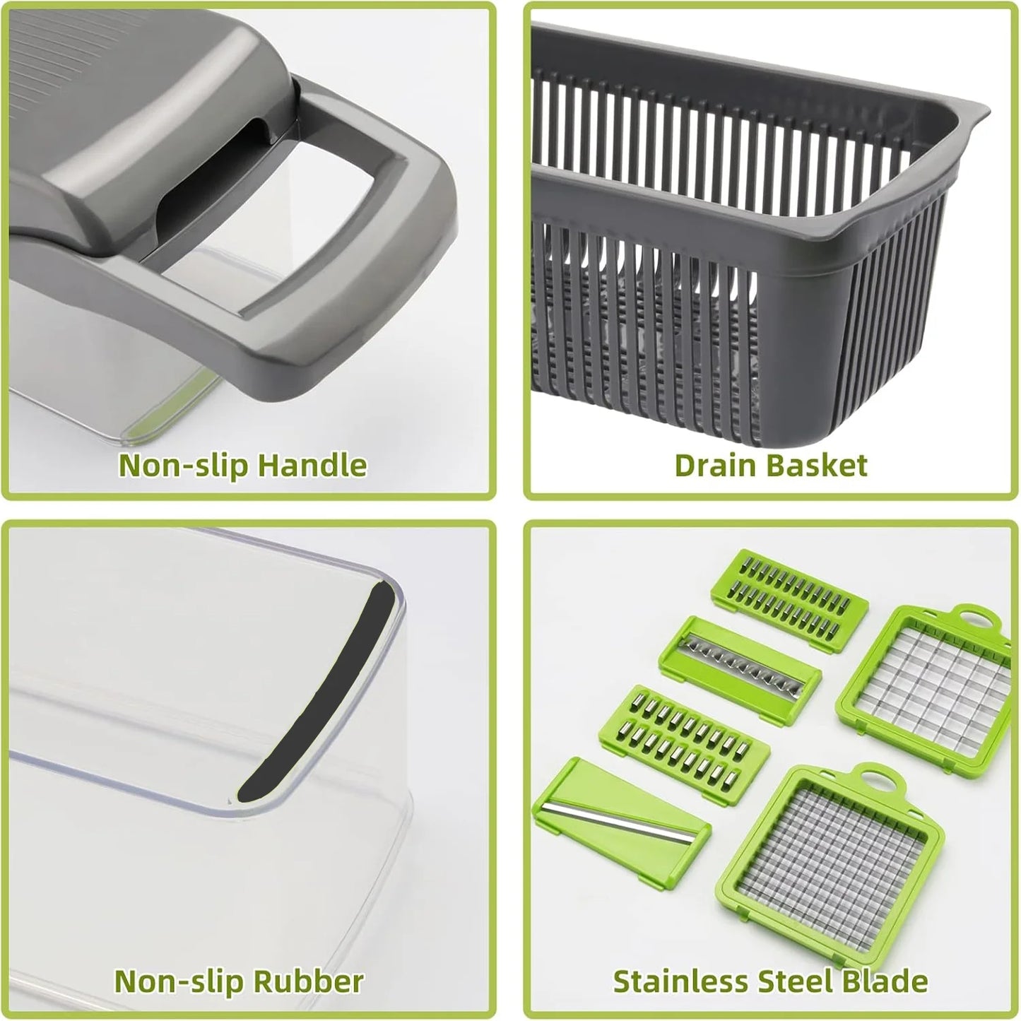 Multifunction Kitchen Chopper Pro Onion Slicer Dicer Cutter